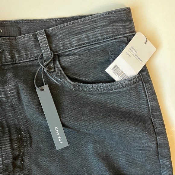 J Brand Jules Undercover Destruct Black Raw Hem Ankle Jeans - Picture 7 of 11